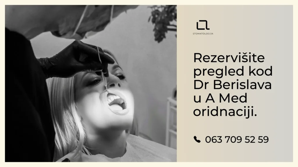Pre tretmana izbeljivanja zuba neophodan je stomatološki pregled i detaljan pregled stanja zuba i desni.